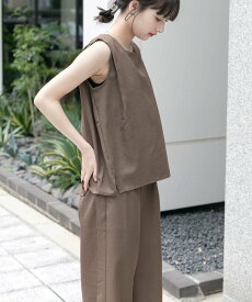 【SALE／40%OFF】URBAN RESEARCH ITEMS リネンライクセットアップ アーバンリサーチアイテムズ スーツ・フォーマル セットアップスーツ ブラウン ベージュ ブラック【送料無料】