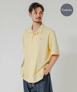 �ySALE�^30%OFF�zURBAN RESEARCH �w�ʒ��xLACOSTE×URBAN RESEARCH FUNCTIONAL PIQUE OP SHIRTS �A�[�o�����T�[�` �g�b�v�X �V���c�E�u���E�X �u���b�N �u���E�� �O���[�� �C�G���[�y���������z