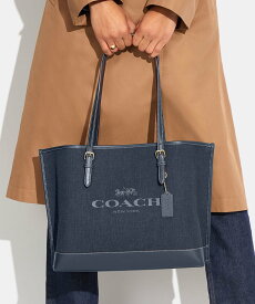 【SALE／77%OFF】COACH OUTLET モリー トート・コーチ コーチ　アウトレット バッグ トートバッグ ブルー【送料無料】