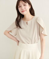 【SALE／52%OFF】natural couture パールデザインフレア袖ブラウス ナチュラルクチュール トップス シャ…