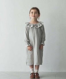 【SALE／30%OFF】riziere riziere/(K)ダブルガーゼパイピングフリルワンピース リジェール インナー・ルームウェア その他のインナー・ルームウェア ベージュ パープル グレー ホワイト ピンク