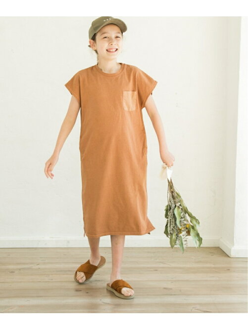 Pairmanon Usaコットン100 リンクコーデ ピグメント加工 無地 半袖 ワンピース ヴィンテージ風 Rakuten Fashion 楽天ファッション 旧楽天ブランドアベニュー Cf0099