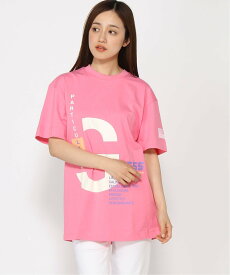 【SALE／30%OFF】GUESS (W)Elisa Tee ゲス トップス カットソー・Tシャツ ピンク ホワイト ブルー グリーン