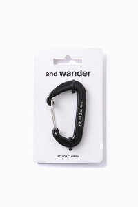 and wander utility carabiner �A���h�����_�[ �X�|�[�c�E�A�E�g�h�A�p�i �A�E�g�h�A�E���W���[�E�L�����v�p�i �u���b�N