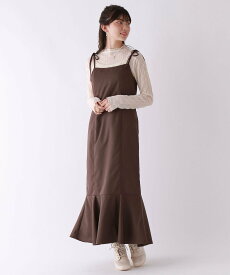 【SALE／50%OFF】repipi armario (K)マーメイドキャミワンピ レピピアルマリオ ワンピース・ドレス ワンピース ブラック ブラウン