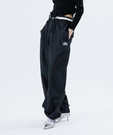 M TO R 再販!【24SS新作】【UMBRO*BELPER*M TO R】NYLON TRACK PANTS アダムエロペ パンツ その他のパンツ ブラック【送料無料】