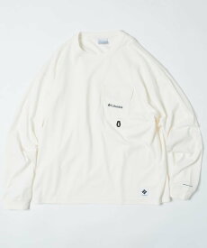 Columbia Columbia×FREAK'S STORE 別注 インペリアルパーク ロングスリーブ ポケットTシャツ 【限定展開】 25AW フリークスストア トップス カットソー・Tシャツ ベージュ ホワイト ネイビー ブラック グレー【送料無料】