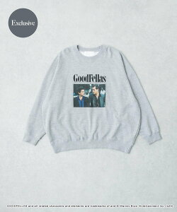�ySALE�^50%OFF�zURBAN RESEARCH �w�ʒ��xGOOD ROCK SPEED×URBAN RESEARCH Goodfellas SWEAT �A�[�o�����T�[�` �g�b�v�X �X�E�F�b�g�E�g���[�i�[ �u���b�N �O���[�y���������z