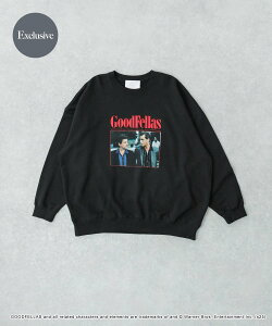 �ySALE�^50%OFF�zURBAN RESEARCH �w�ʒ��xGOOD ROCK SPEED×URBAN RESEARCH Goodfellas SWEAT �A�[�o�����T�[�` �g�b�v�X �X�E�F�b�g�E�g���[�i�[ �u���b�N �O���[�y���������z