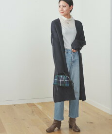 BEAMS HEART WOMEN BEAMS HEART / ダブルフェイス ロングカーディガン ビームス ハート トップス カーディガン ネイビー ベージュ ブラウン【送料無料】