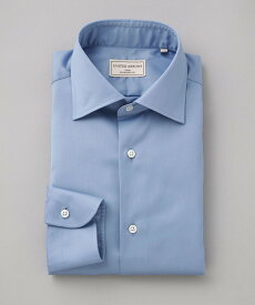 UNITED ARROWS イージーケア AG ツイル セミワイドカラーシャツ -抗菌防臭- ユナイテッドアローズ トップス シャツ・ブラウス ブルー【送料無料】