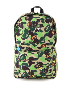 A BATHING APE ABC MILO ALL FRIENDS CAMO BACKPACK ア ベイシング エイプ バッグ リュック・バックパック グリーン【送料無料】