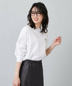 【SALE／30%OFF】UNTITLED 【コットン100/長袖】バックプリント ロンT アンタイトル トップス カットソー・Tシャツ ホワイト グレー ベージュ【送料無料】