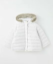 【SALE／60%OFF】UNITED ARROWS green label relaxing ガールズ ショート ダウン ブルゾン 100cm-130cm ユナイテッドアローズ アウトレット ジャケット・アウター ダウンジャケット・ダウンベスト ホワイト ネイビー【送料無料】