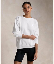 POLO RALPH LAUREN フリース クルーネック プルオーバー ラルフローレン トップス スウェット・トレーナー ホワイト【送料無料】