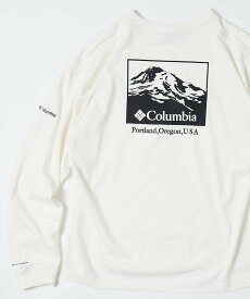 Columbia Columbia×FREAK'S STORE 別注 インペリアルパーク バックプリント ロングスリーブTシャツ 【限定展開】 25AW フリークスストア トップス カットソー・Tシャツ ホワイト グレー ベージュ ネイビー ブラック【送料無料】