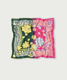 45R 天竺ワンダーランドプリントのバンダナ フォーティファイブアール ファッション雑貨 スカーフ・バンダナ グリーン【送料無料】