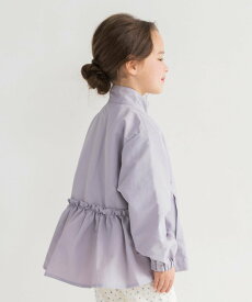 【SALE／11%OFF】branshes 【WEB限定/DRC】撥水加工Aラインシルエットナイロンジャケット ブランシェス ジャケット・アウター ナイロンジャケット パープル グレー ホワイト ブラック ピンク