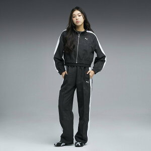 PUMA �E�B�����Y T7 �W���K�[�h �E�[�u�� �g���b�N�p���c T7 Jacquarded Woven Pants op �v�[�} �p���c ���̑��̃p���c �u���b�N�y���������z