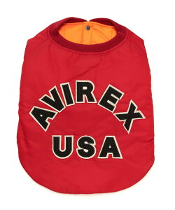 AVIREX �sDOG WEAR/�h�b�O �E�F�A�tMA-1 LOGO / MA-1 ���S / FB/�t�����`�u���h�b�O �A���B���b�N�X �y�b�g�p�i �y�b�g�E�F�A�E�y�b�g�� ���b�h �O���[���y���������z