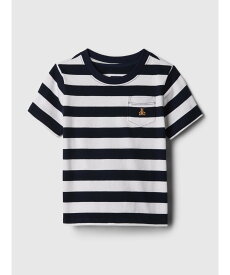 【SALE／40%OFF】GAP (K)babyGap ブラナン フェイバリット ストライプTシャツ (幼児) ギャップ トップス カットソー・Tシャツ ネイビー ベージュ ブルー