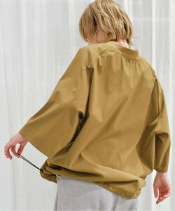 journal standard luxe 【ES:S / エス】MIDDLE SLEEVE PULL SHIRT ジャーナルスタンダード ラックス トップス シャツ・ブラウス ネイビー ブラック ベージュ【送料無料】