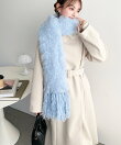 ニットモッサ2WAYアレンジカラーウエストシェイプフレアレディコート ロングコート