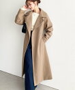 ニットモッサ2WAYアレンジカラーウエストシェイプフレアレディコート ロングコート