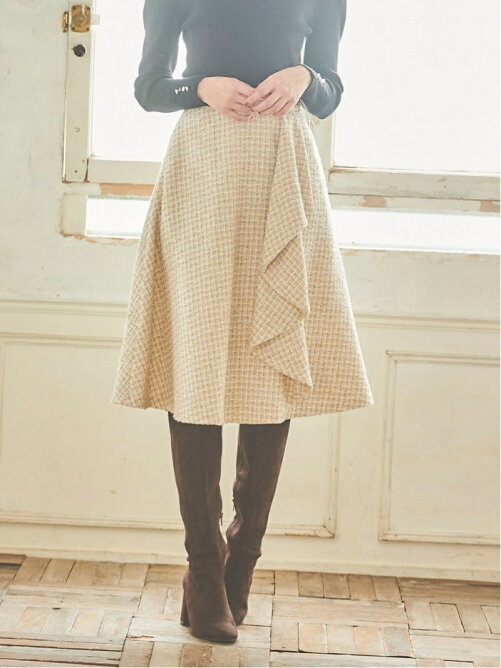 31 Sons De Mode ラッフルツイードフレアスカート Rakuten Fashion 楽天ファッション 旧楽天ブランドアベニュー Bv8103