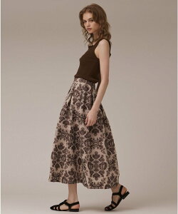 �ySALE�^40%OFF�zGRACE CONTINENTAL �_�}�X�N�W���K�[�h�^�b�N�X�J�[�g �O���[�X�R���`�l���^�� �X�J�[�g �����O�E�}�L�V�X�J�[�g �u���E�� �x�[�W���y���������z