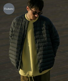 URBAN RESEARCH DOORS 『別注』NANGA×DOORS REVERSIBLE DOWN JACKET アーバンリサーチドアーズ ジャケット・アウター ダウンジャケット・ダウンベスト グレー ブルー ブラック【送料無料】