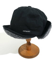 KRIFF MAYER (K)裏ボアフライトキャップ クリフメイヤー 帽子 キャップ ホワイト カーキグリーン ブラウン ブラック