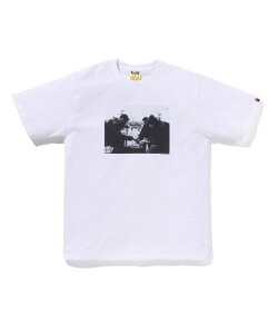 A BATHING APE BAPE X SHAWN MORTENSEN BEASTIE BOYS TEE �A �x�C�V���O �G�C�v �g�b�v�X �J�b�g�\�[�ET�V���c �z���C�g�y���������z