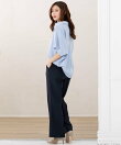 【洗える】シャツブラウス 半袖 オフィスカジュアル オーバーサイズ