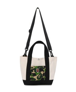 A BATHING APE ABC CAMO POCKET TOTE BAG �A �x�C�V���O �G�C�v �o�b�O �g�[�g�o�b�O �z���C�g�y���������z