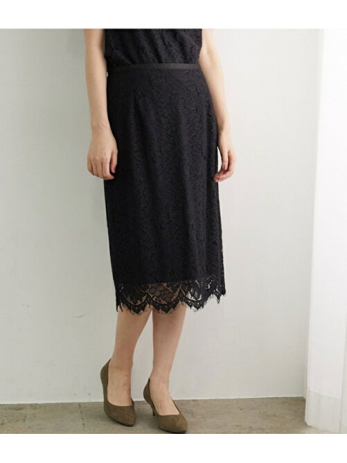 Rope Picnic セットアップ対応 着丈が選べる リーフレーススカート Rakuten Fashion 楽天ファッション 旧楽天 ブランドアベニュー Ax6104