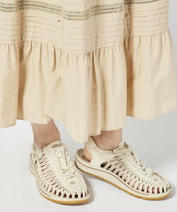 KEEN (WOMEN)UNEEK CANVAS / (���f�B�[�X)���j�[�N �L�����o�X �L�[�� �V���[�Y�E�C �T���_�� �z���C�g�y���������z