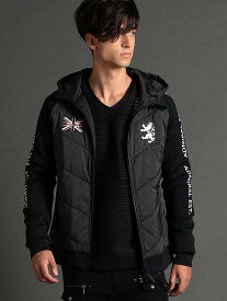 【SALE／60%OFF】NICOLE CLUB FOR MEN Admiral別注中綿ブルゾン ニコル ジャケット・アウター ダウンジャケット・ダウンベスト ブラック ホワイト ネイビー【送料無料】