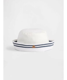 GAP (K)コットンリネン セーラー バケットハット (ベビー) ギャップ 帽子 ハット ホワイト