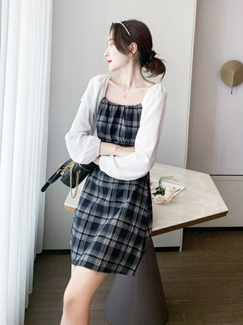 Zoe Jenko W チェック シフォン スクエアネックワンピース 7955 Rakuten Fashion 楽天ファッション 旧楽天ブランドアベニュー Ce8105