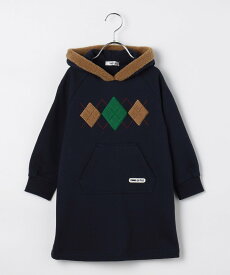 【SALE／46%OFF】COMME CA FILLE コットン裏毛ボア刺繍トレーナー ワンピース コムサ・フィユ ワンピース・ドレス ワンピース【送料無料】