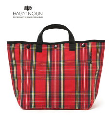 BEAMS BOY 【待望の再入荷！】BAG'n'NOUN / HOMES BAY CITY チェック柄トートバッグ 25SS 人気アイテム ビームス ウイメン バッグ その他のバッグ ネイビー レッド【送料無料】