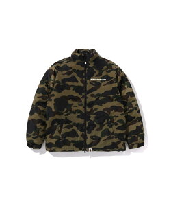 A BATHING APE 1ST CAMO DOWN JACKET �A �x�C�V���O �G�C�v �W���P�b�g�E�A�E�^�[ �_�E���W���P�b�g�E�_�E���x�X�g �O���[�� �C�G���[�y���������z