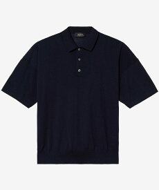 【SALE／50%OFF】A.P.C. Eric ニットポロ アー・ぺー・セー トップス ニット ネイビー ワインレッド【送料無料】