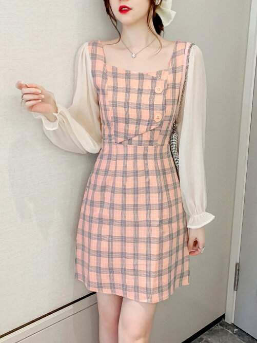 Zoe Jenko W スクエアネック シアードッキング チェックワンピース 75 Rakuten Fashion 楽天ファッション 旧楽天ブランドアベニュー Ce8106