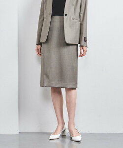 �ySALE�^70%OFF�zUNITED ARROWS CANONICO �^�C�g�X�J�[�g ���i�C�e�b�h�A���[�Y �A�E�g���b�g �X�J�[�g �~�f�B�A���X�J�[�g �l�C�r�[ �u���b�N �O���[�y���������z