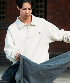 Columbia Columbia×FREAK'S STORE 別注 インペリアルパーク ポロカラースウェット 【限定展開】 25AW フリークスストア トップス スウェット・トレーナー グレー ブラック ネイビー ベージュ【送料無料】