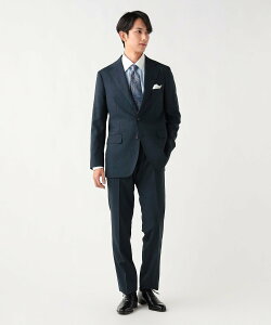 BEAMS HEART MEN ���Q �O�����v���C�h 3�{�^�� �X�[�c �r�[���X �n�[�g �X�[�c�E�t�H�[�}�� �Z�b�g�A�b�v�X�[�c �l�C�r�[�y���������z