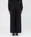 トリアセスエード ワイドストレートパンツ