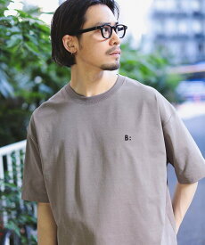 B:MING by BEAMS 【速乾】B:MING by BEAMS / ワンポイント ラッシュガード Tシャツ 24SS ビーミング ライフストア バイ ビームス トップス カットソー・Tシャツ ベージュ ブラック【送料無料】